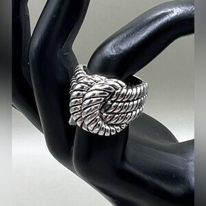 Lia Sophia Silver Statement Ring